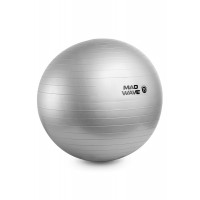 Мяч для фитнеса 75см Mad Wave Anti Burst GYM Ball M1310 01 3 12W серебро