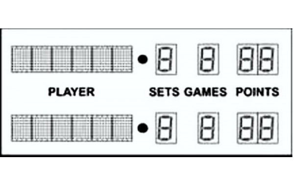 Табло электронное для большого тенниса 180x80x4,4 Glav 11.500 600_380