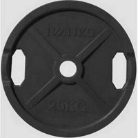 Диск обрезиненный 25 кг Johns DR71022 - 25B черный