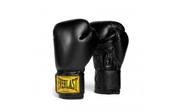 Перчатки тренировочные Everlast 1910 Classic PU 10oz P00003347 черный 600_380