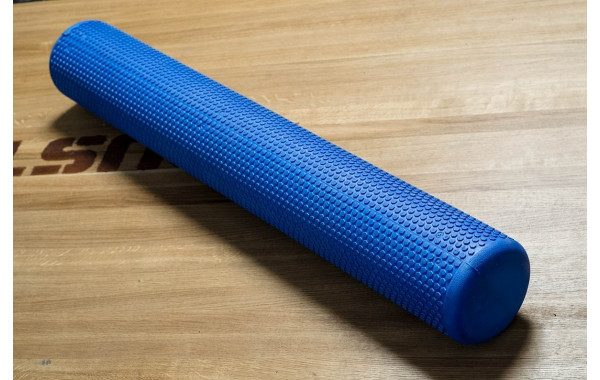 Роллер массажный YouSteel Eva Foam Roller, 90x15см, синий 600_380