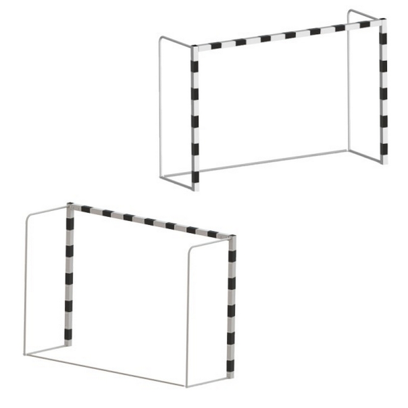 Ворота для гандбола\мини-футбола 300х200х100см стальные мобильные (пара) Dinamika ZSO-002120 800_800