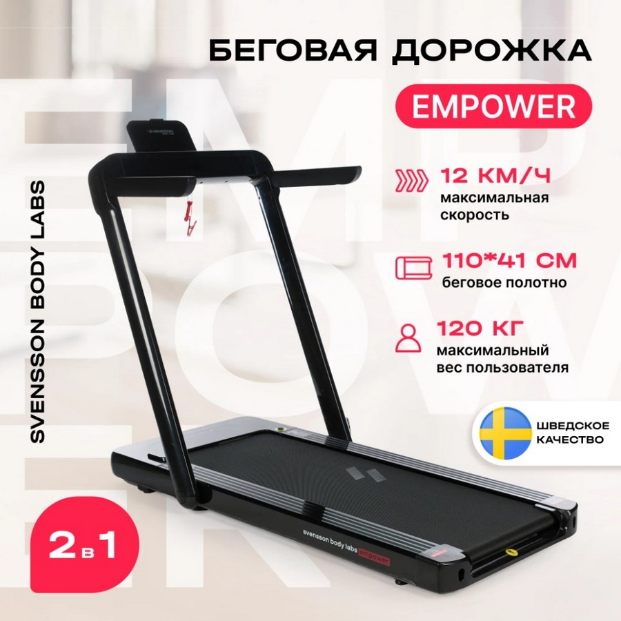 Беговая дорожка домашняя Svensson Body Labs EMPOWER 900_900