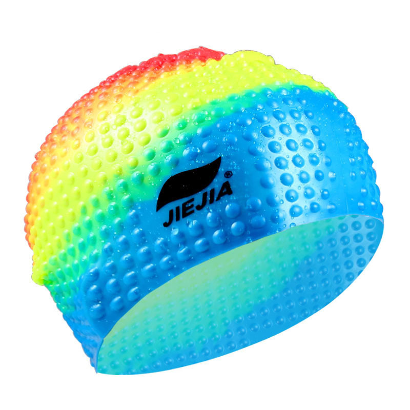 Шапочка для плавания Sportex Bubble Cap E38927 мультиколор 800_800