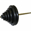 Штанга тренировочная 117,5 кг MB Barbell черный 120_120